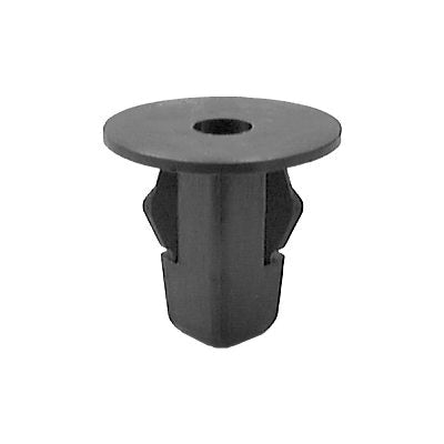 Au-ve-co® AuvecoPak AP20440 Screw Grommet, 20 mm Dia Head, Fits Hole Size: 9 x 9 mm, Nylon, Black