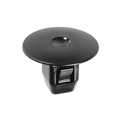 Au-ve-co® AuvecoPak AP20954 Screw Grommet, 20 mm Dia Head, Fits Hole Size: 9 mm, Nylon, Black