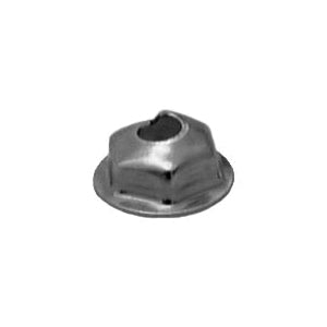 Au-ve-co® AP2557 Washer Lock Nut, System of Measurement: Imperial, #10-24 Thread, 3/8 in Width Across Flat, Zinc