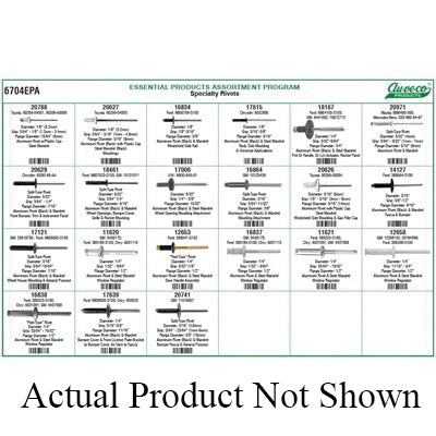 Au-ve-co® 6704EPA Specialty Rivet Assortment, 360 -Piece