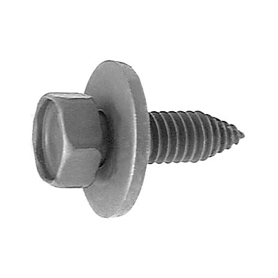 Au-ve-co® 11320 Body Bolt, System of Measurement: Imperial, 5/16-18 Thread, 1 in L, Hex, Sems® Head, 1/2 in Head