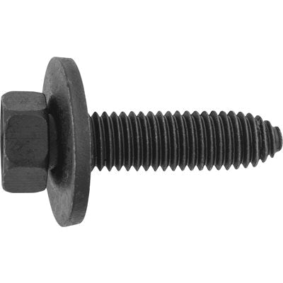 Au-ve-co® 11641 Body Bolt, System of Measurement: Metric, M10x1.5 Thread, 40 mm L, Hex, Sems® Head, 15 mm Head