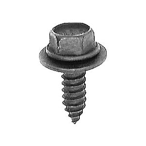 Au-ve-co® 12351 Screw, System of Measurement: Metric, M6.3x1.81 Thread, 20 mm L, Hex Washer, Sems® Head, Polyseal