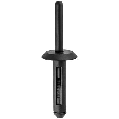 Au-ve-co® 13750 Automotive Rivet, 21/32 in Dia Flange, 2-3/16 in L, 5/32 to 13/32 in Panel Grip, Fits Hole Size: 1/4 in