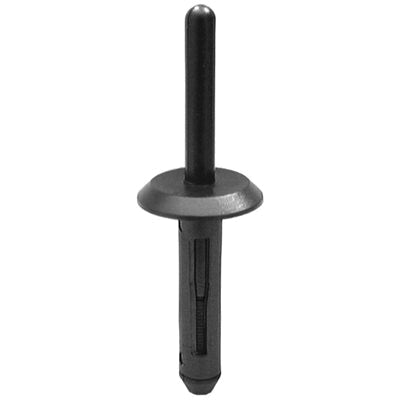 Au-ve-co® 14023 Automotive Rivet, 5/8 in Dia Flange, 2-1/8 in L, 5/32 to 5/16 in Panel Grip, Fits Hole Size: 15/64 in