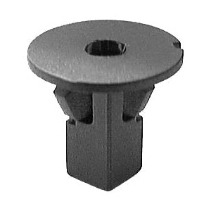 Au-ve-co® 14267 Screw Grommet, 20 mm Dia Head, Fits Hole Size: 8 mm, Nylon, Black