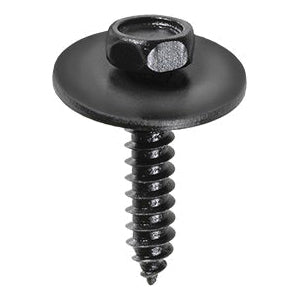 Au-ve-co® 15373 Screw, System of Measurement: Metric, M4.2x1.41 Thread, 20 mm L, Hex, Sems® Head, Phosphate-Coated
