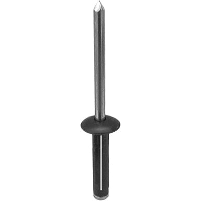 Au-ve-co® 17121 Automotive Rivet, 3/16 in Dia Rivet, 7/16 in Dia Flange, 5/64 to 15/64 in Panel Grip, Aluminum