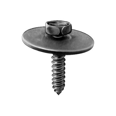 Au-ve-co® 19278 Screw, System of Measurement: Metric, M4.2x1.41 Thread, 20 mm L, Hex, Sems® Head, Phosphate-Coated