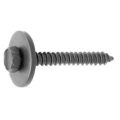 Au-ve-co® 19653 Screw, System of Measurement: Metric, M4.2x1.41 Thread, 30 mm L, Hex, Sems® Head, Phosphate-Coated
