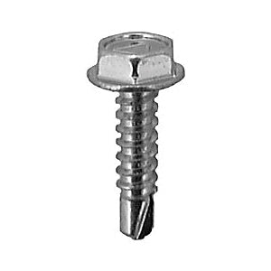 Au-ve-co® Teks® 9615 Tapping Screw, #10 Thread, Hex Head, Zinc Plated