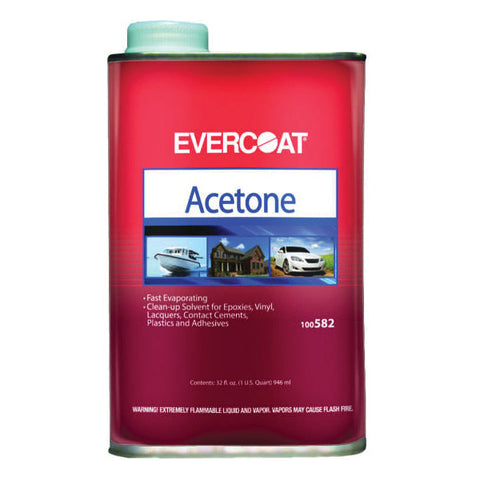 Evercoat 582 Acetone Thinner - Quart