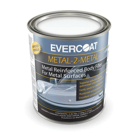 Evercoat Metal-2-Metal Aluminum Reinforced Body Filler with Reactor/Hardener - Quart - 889