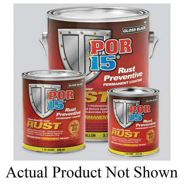 POR 15® Rust Preventive Coating, (Select Color and Size)