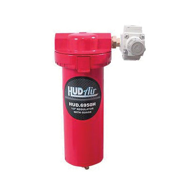 HUD Refinishing Air Filter with 1/4 Regulator and Gauge (1/2" Line)